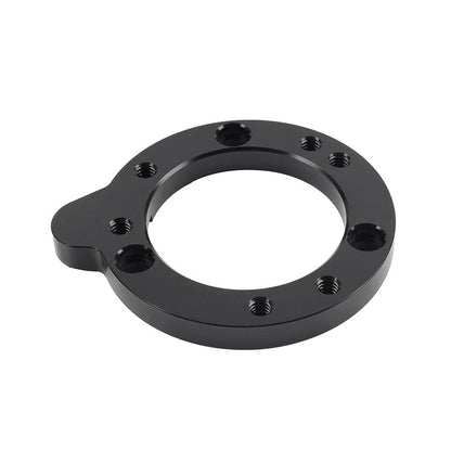 Black Air Filter Cleaner Adapter Plate for Harley CV & S&S Super E Carb