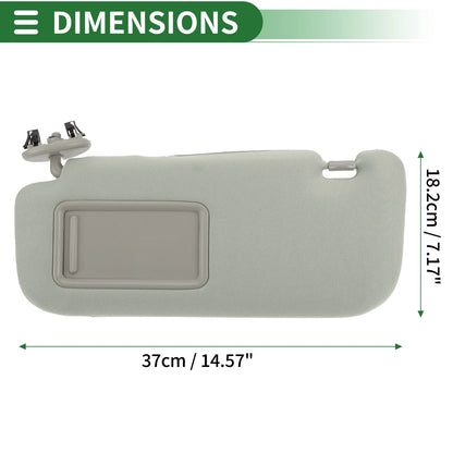 Left Car Sun Visor for Toyota Corolla 2009-2013 with Mirror