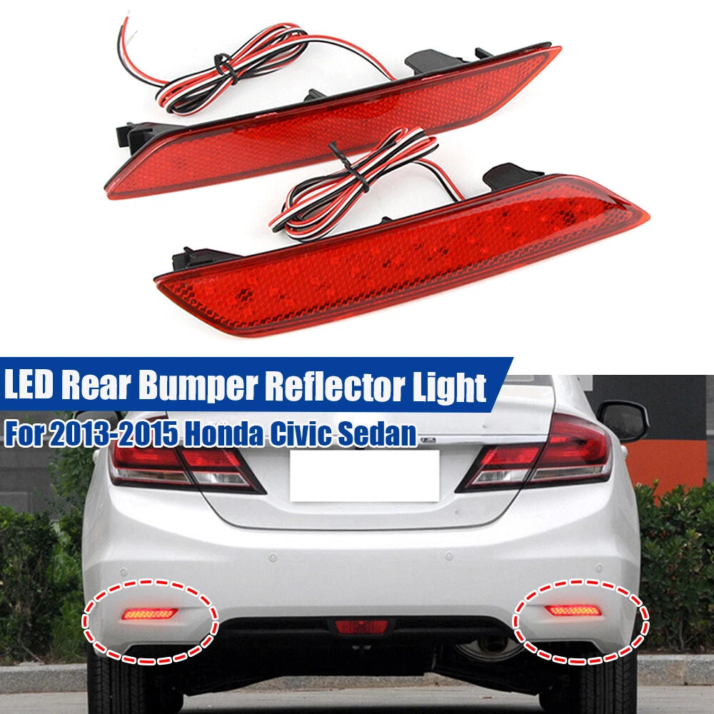 Parking Lamp Bumper Reflector Brake Light for Honda Civic Sedan (2013–2015)