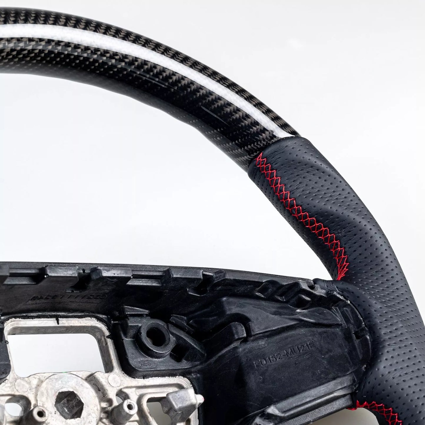 Carbon Flat Bottom Steering Wheel for Ford Mustang Mach-E (2021-2024)