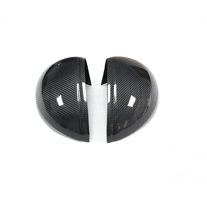 Real Carbon Fiber Addon Wing Mirror Cover Trim Fit For Porsche Macan 2015-2018