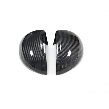 Real Carbon Fiber Addon Wing Mirror Cover Trim Fit For Porsche Macan 2015-2018