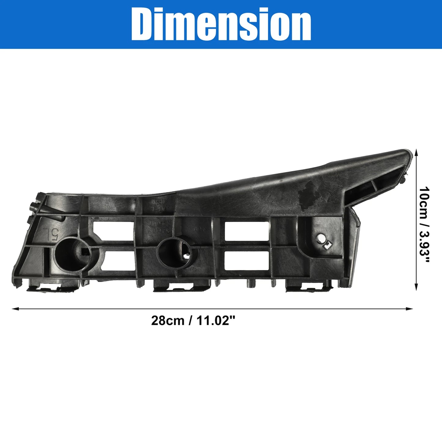 Left & Right Front Bumper Guides for Toyota