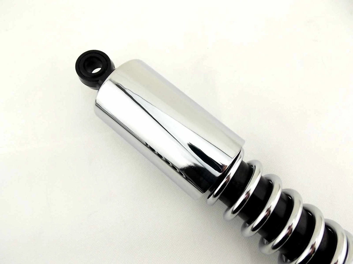 335mm JBS Black/Chrome Rear Shock Absorbers for Honda CN250 Spazio