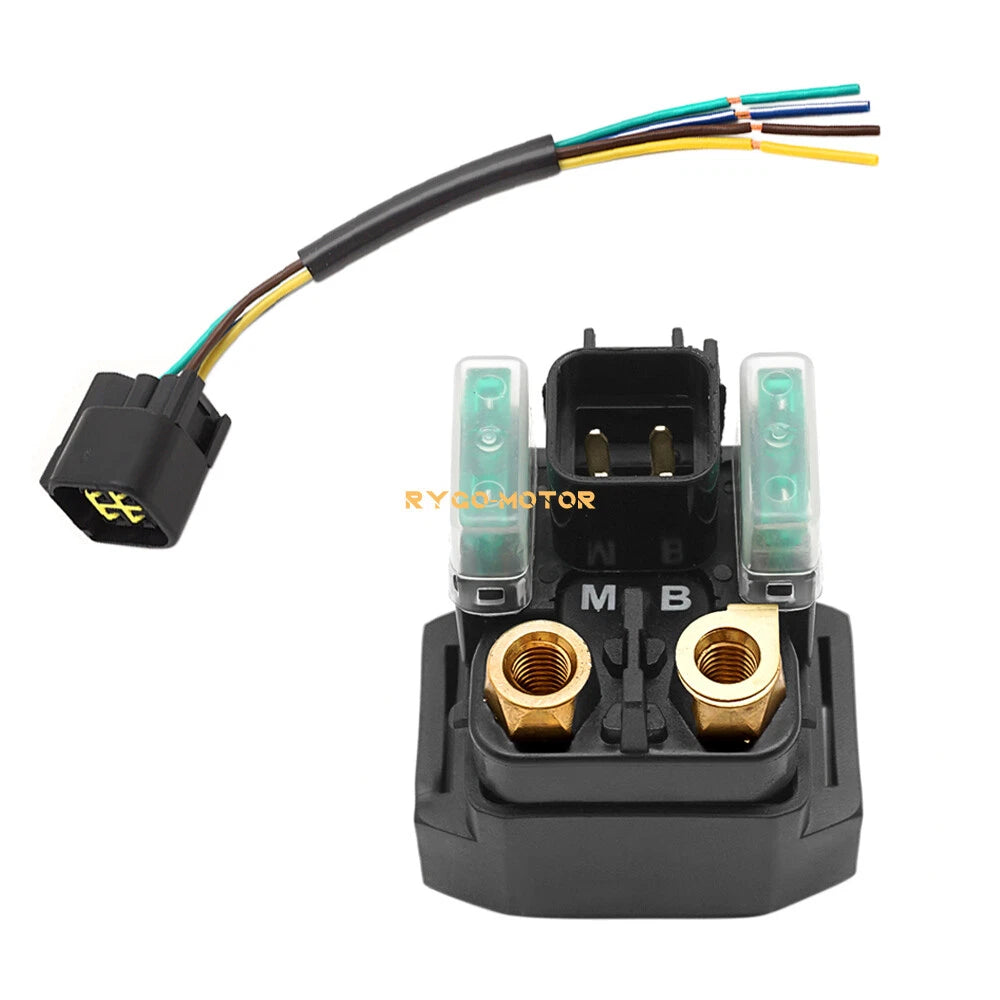 Starter Solenoid Relay & Plug for Yamaha Grizzly 700 550 Kodiak 700 (2007–2023)