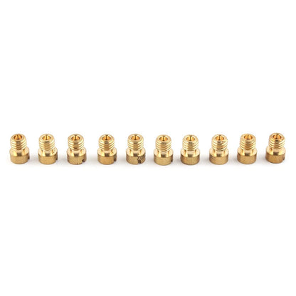 10 x Main Jets for PWK Keihin OKO CVK NSR (Various Models)
