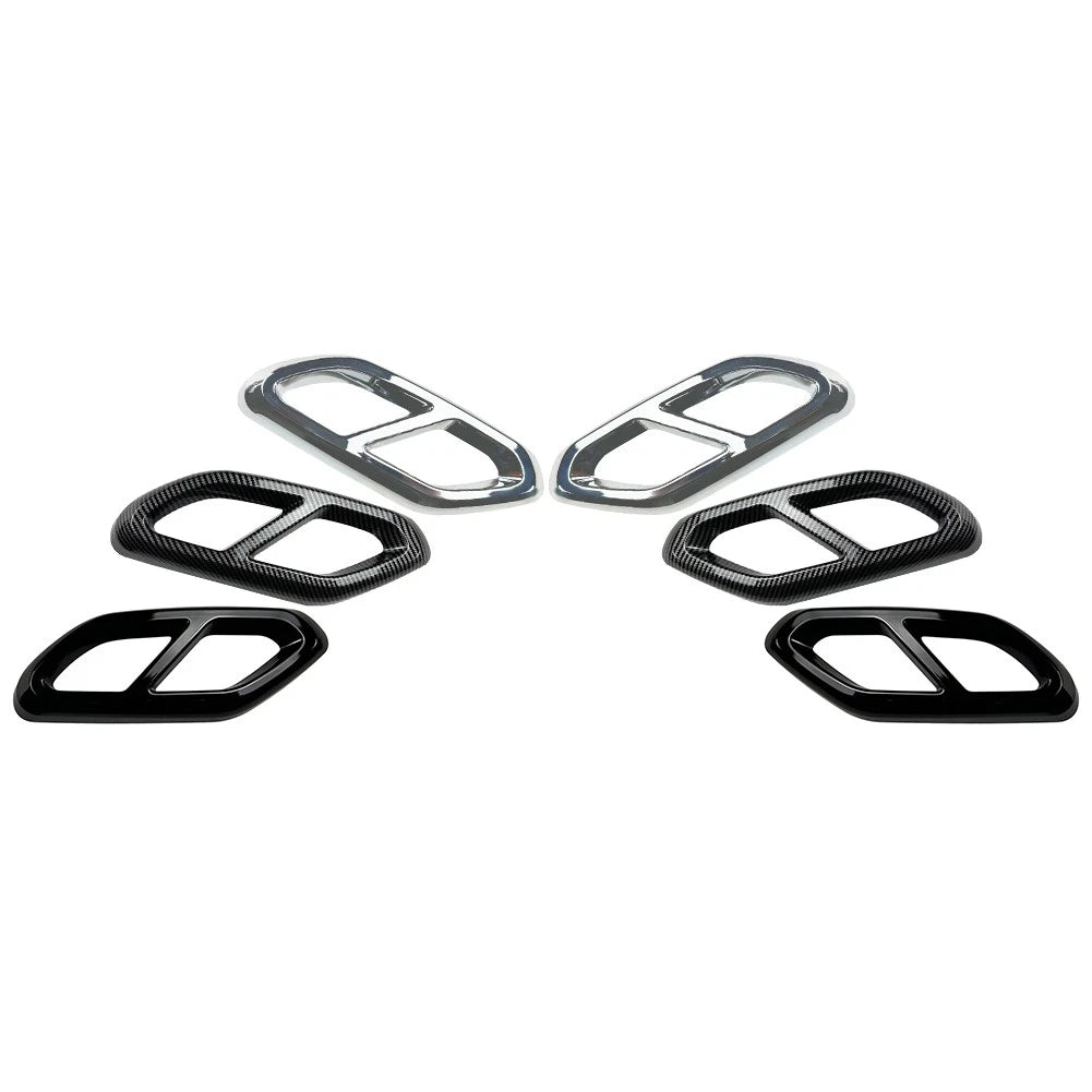 Exhaust Tail Pipe Muffler Tip Covers for Mercedes Benz GLC Class X254 (2022+)