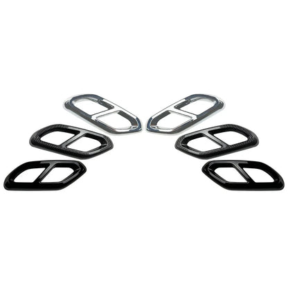 Exhaust Tail Pipe Muffler Tip Covers for Mercedes Benz GLC Class X254 (2022+)