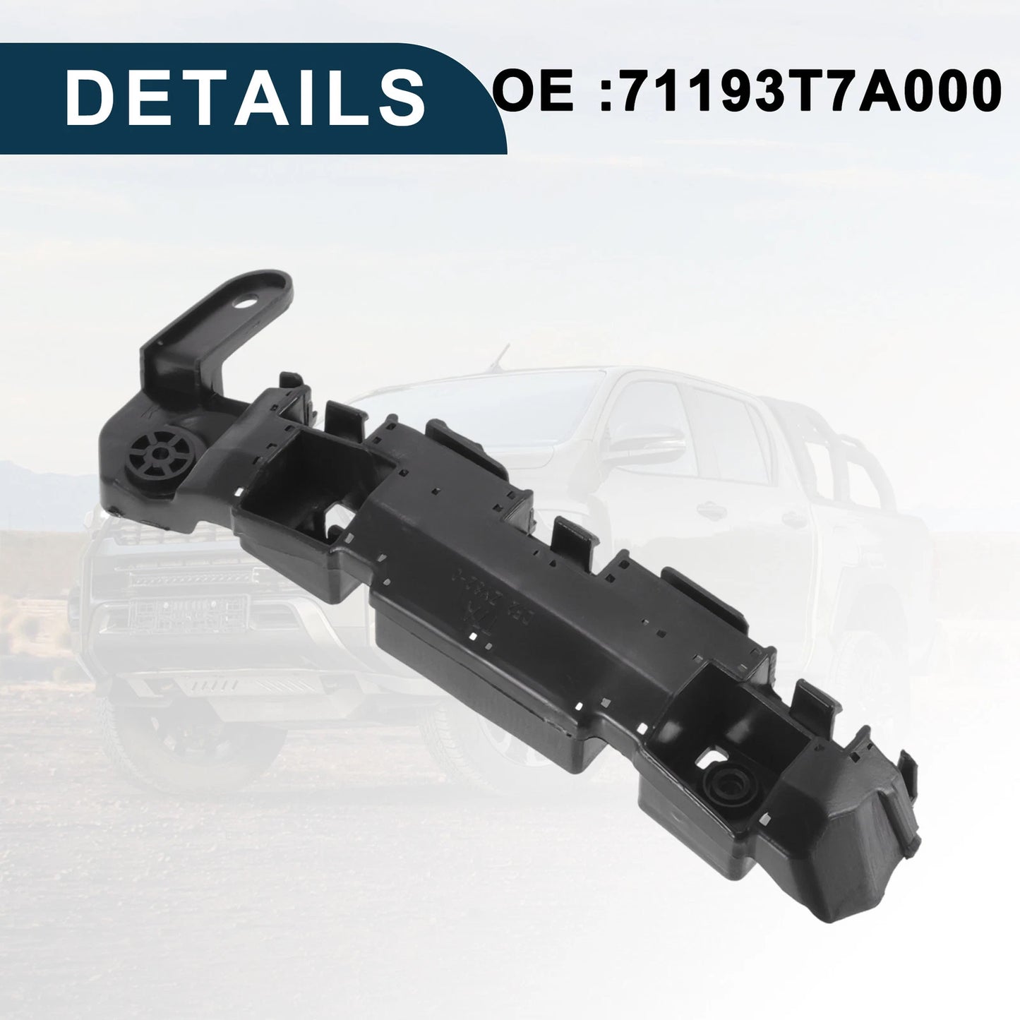 Right Front Bumper Retainer Bracket for Honda HR-V (2016-2018)