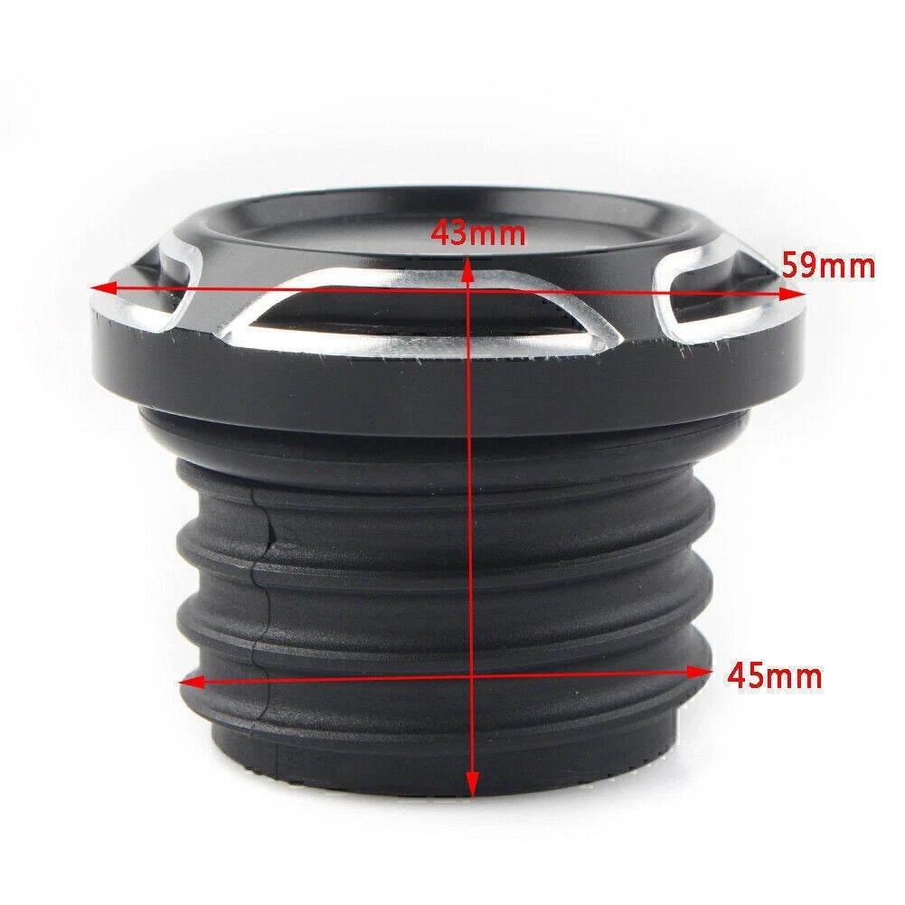 CNC Cut Gas Cap for Harley Dyna Softail