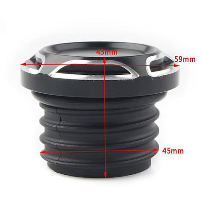 CNC Cut Gas Cap for Harley Dyna Softail