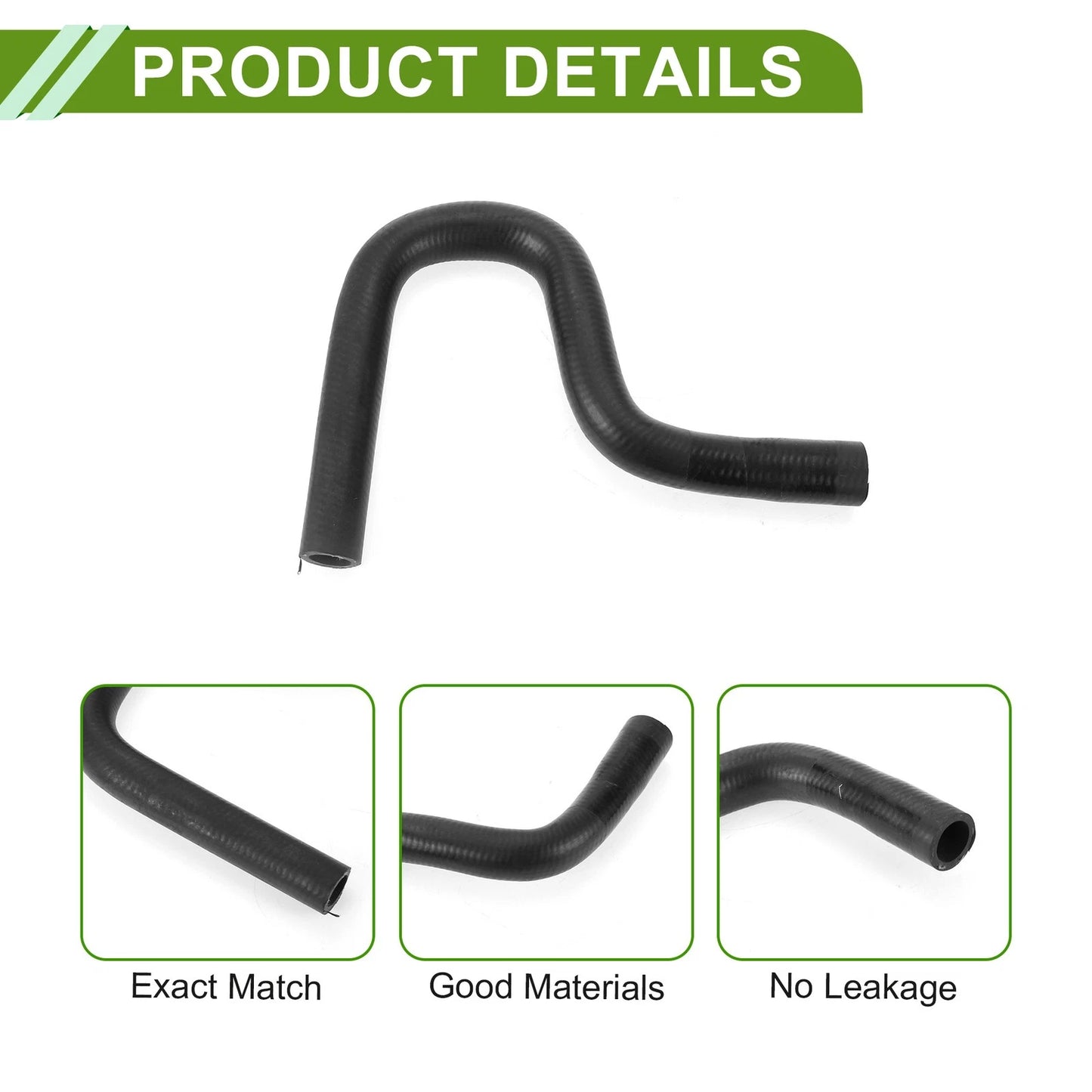 Heater Hose for Toyota Tacoma 3.4L (1995-2004) - Rubber Black