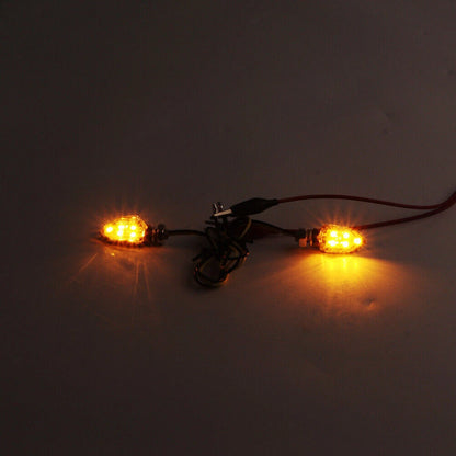 Smoke LED Amber Turn Signal Light for Universal Motorcycle 8mm (2020-2023)