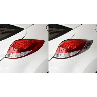 Real Carbon Fiber Rear Tail Light Lamp Cover Trim For Hyundai Veloster 2011-2017