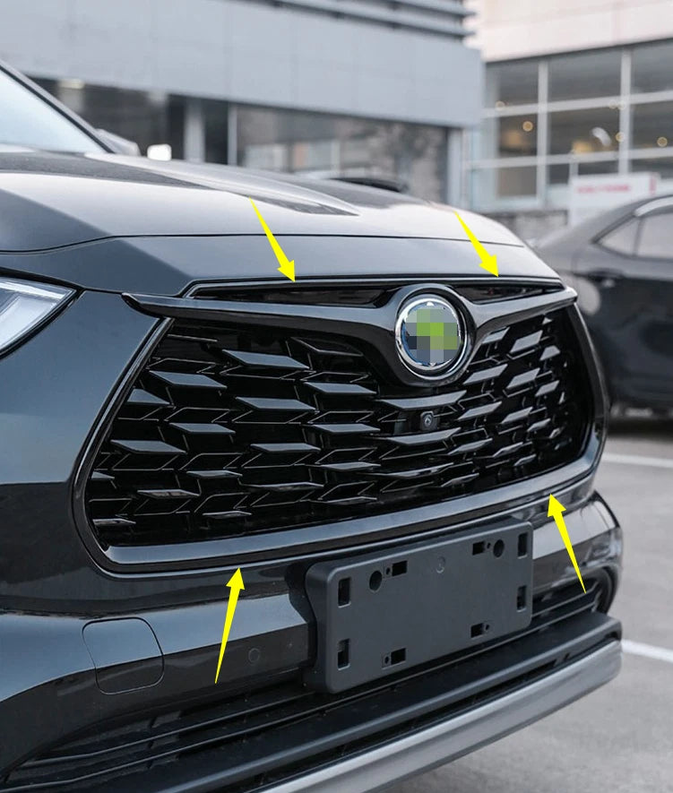 Front Grille Cover for 2020-2023 Toyota Highlander (2020-2023)