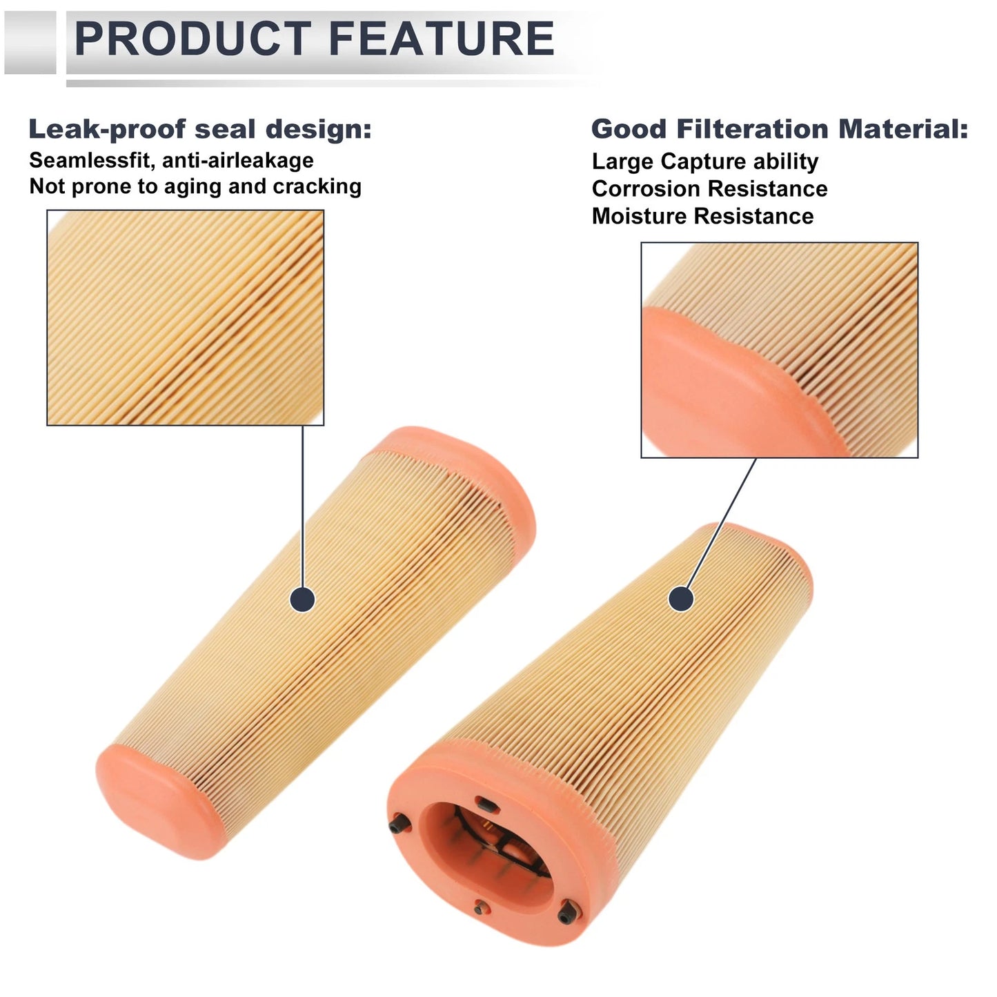 1 Pair Engine Air Filter 4.0L Porsche 718 Boxster for (2021 - 2024)