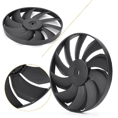 Black Engine Radiator Cooling Fan Blade for Kawasaki Ninja ZX6R ZX10R