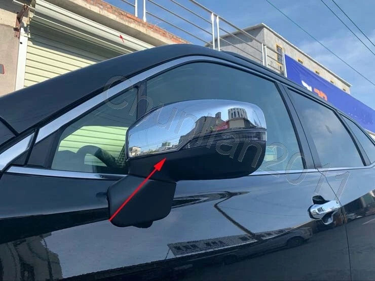Triple Chrome ABS Mirror Cover Trim for Subaru Forester (2019-2023)