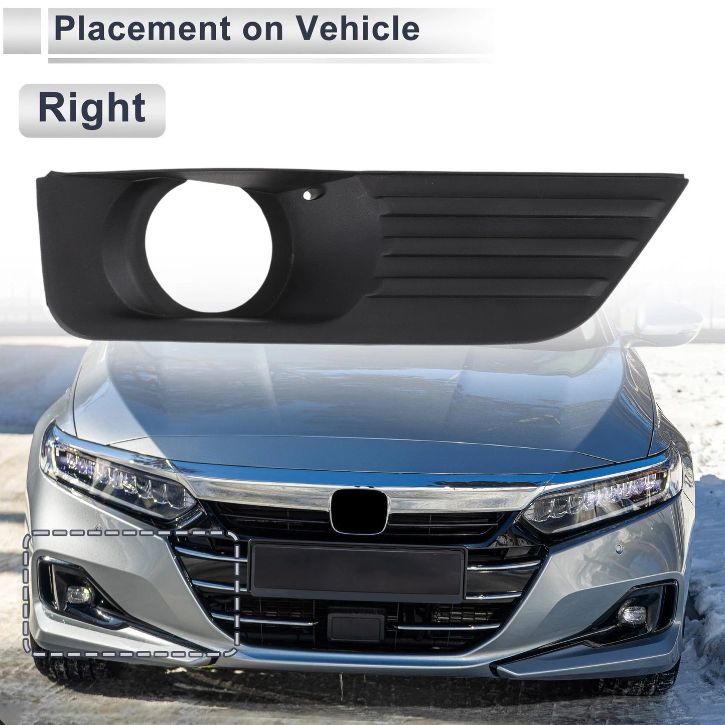 Front Right Fog Light Grill for Ford Focus (2005-2006)
