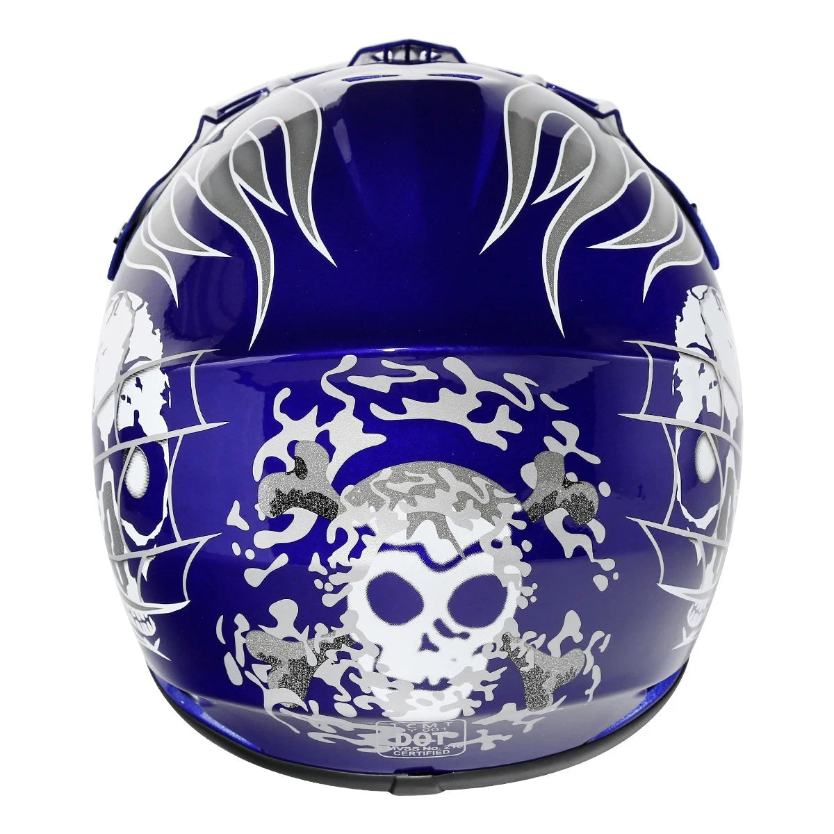 Youth ATV Helmet Goggles Gloves for Kids Motocross Dirt Bike Skull DOT US
