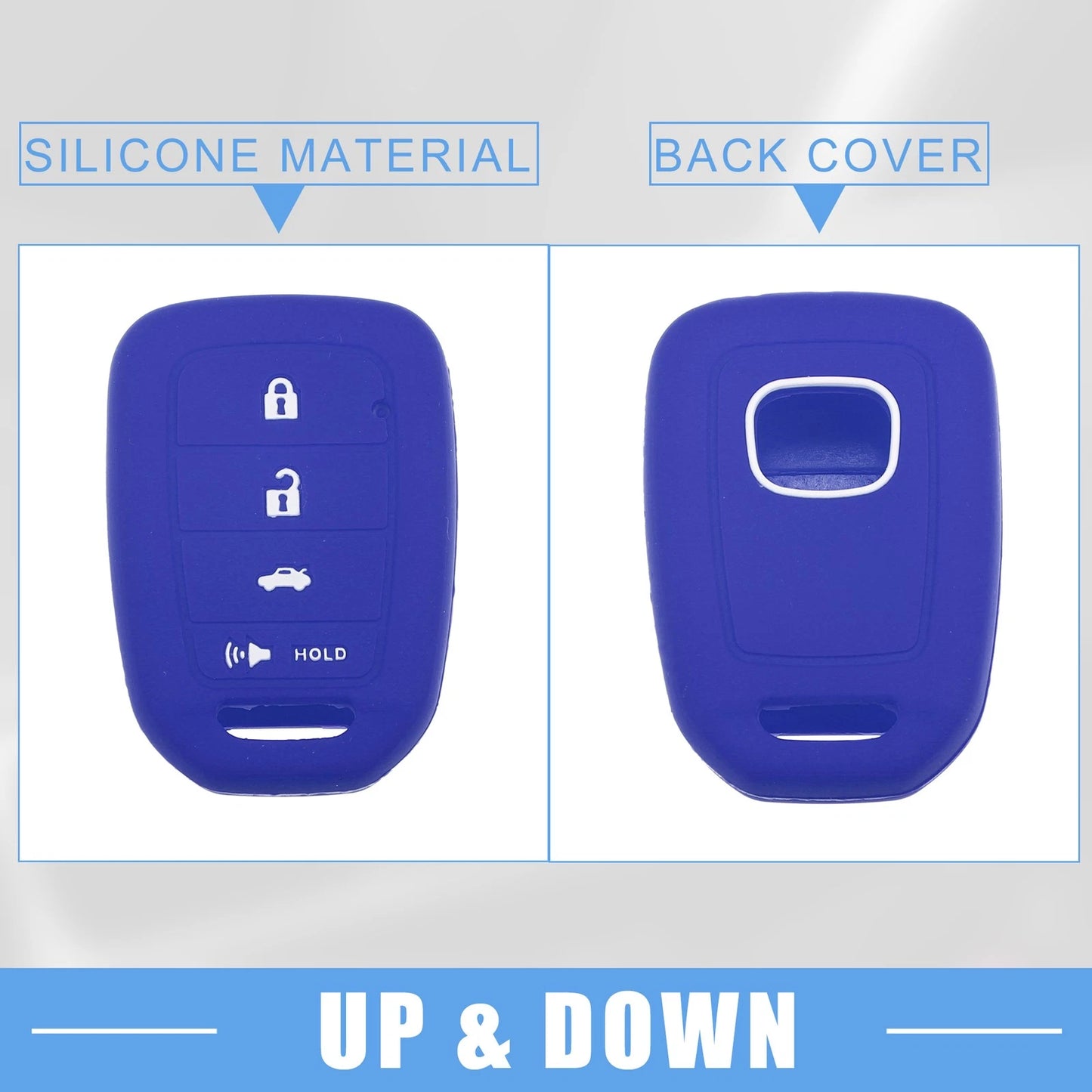 Smart Key Fob Cover Protector for Honda Civic Accord CR-V HR-V (2016-2023)