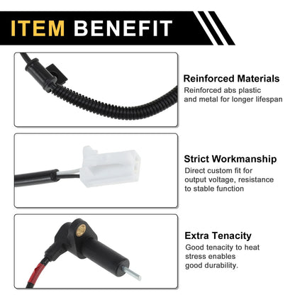 ABS Wheel Speed Sensor for Kia Pride (2003-2007) 1 x Sensor