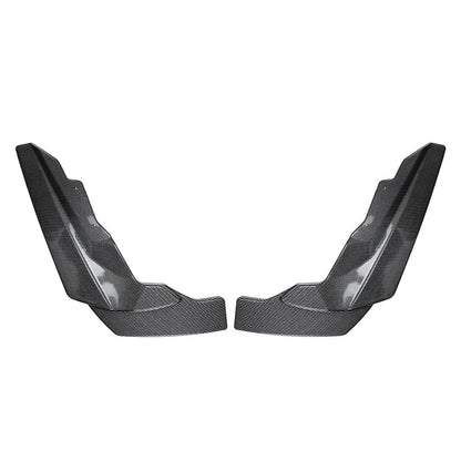 Carbon Rear Bumper Side Spoiler Splitter Lip for BMW 2 Series M2 (2023-2024)