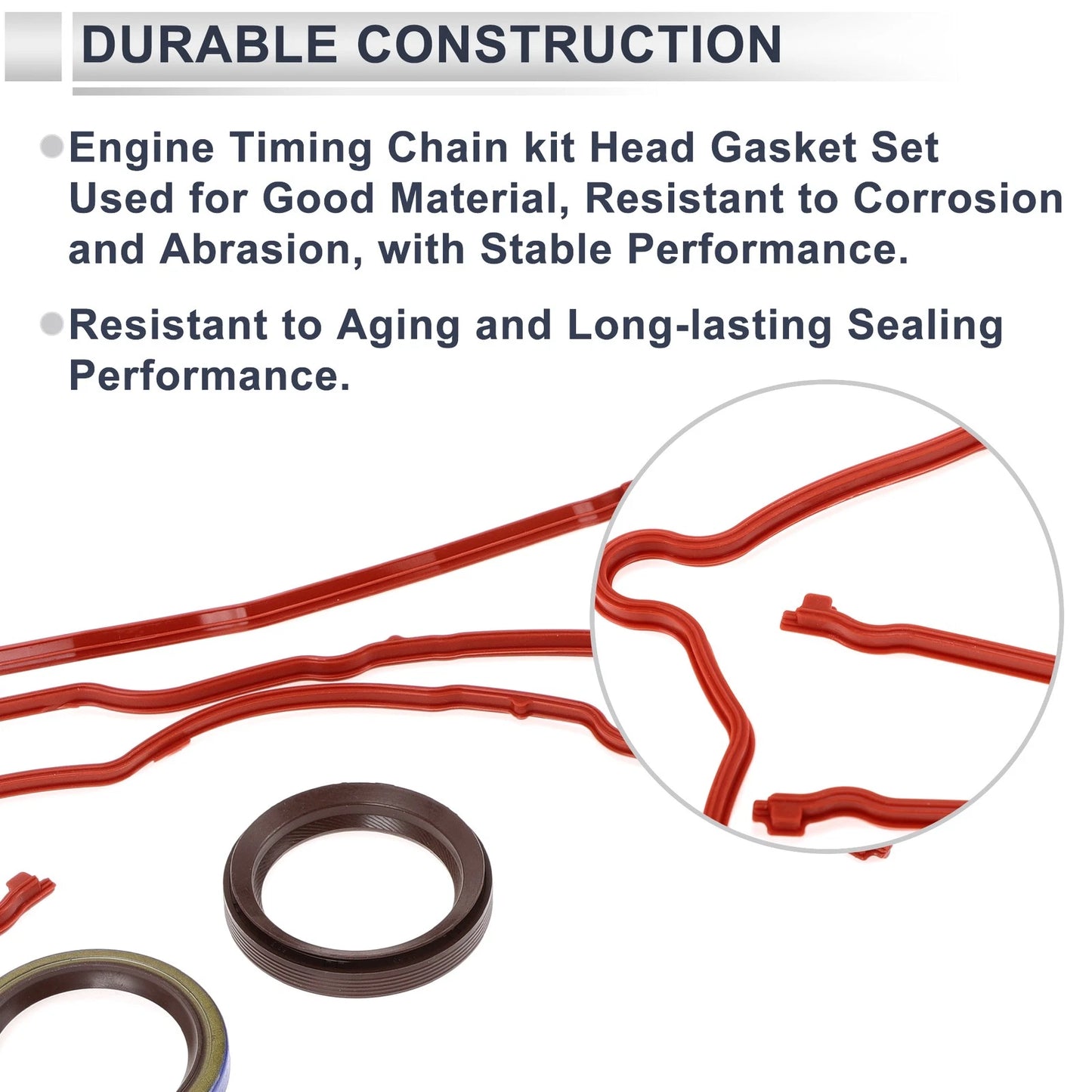 Timing Cover Gasket Set for Ford 4.6L V8 Engine (2000-2010)