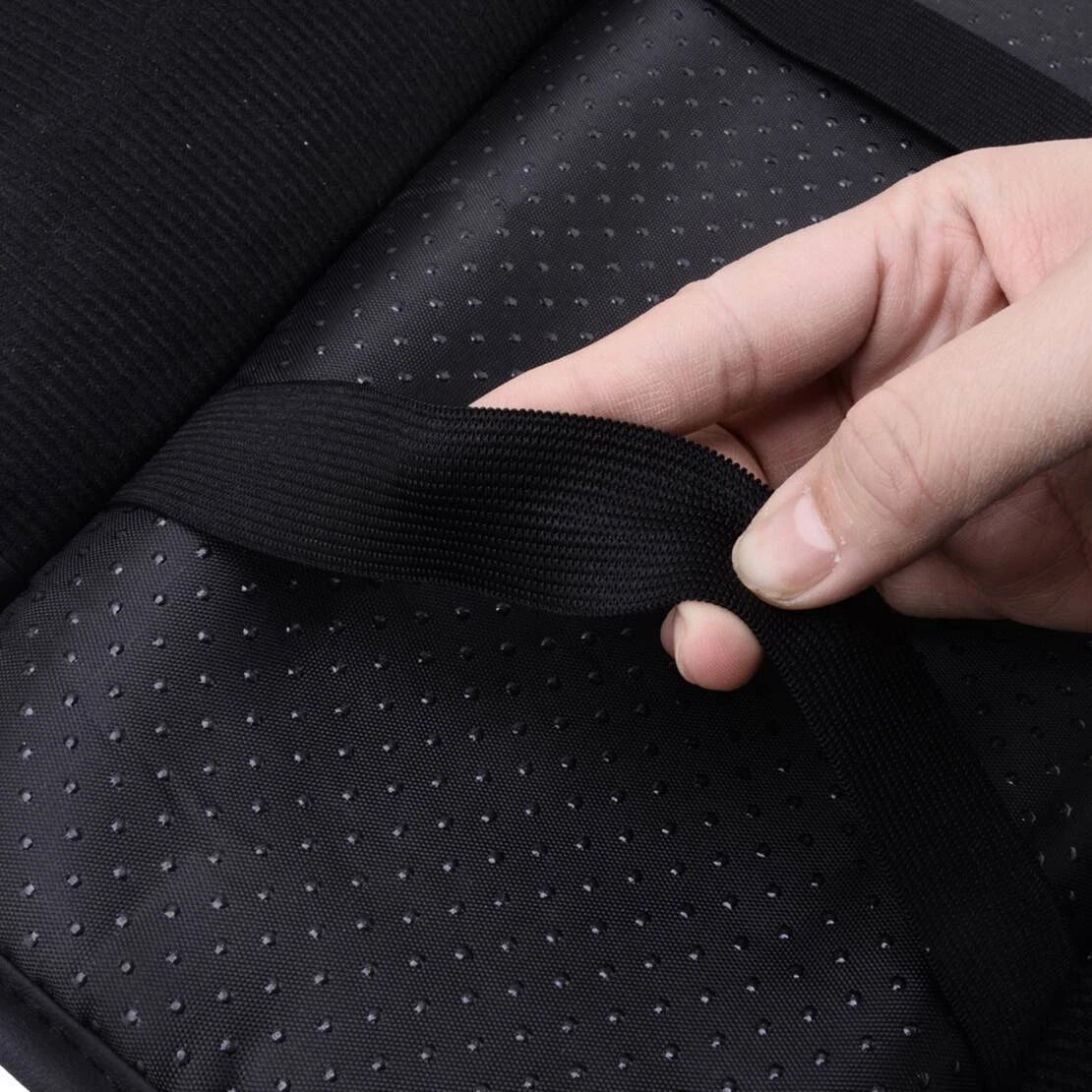 Armrest Pad Mat Protector Cover w/ Side Pocket for Universal Car