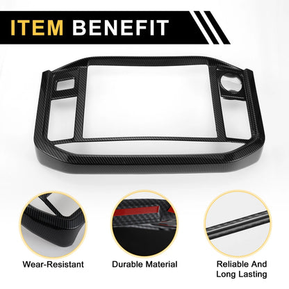 GPS Panel Sticker Cover for Ford F-150 (Carbon Fiber Pattern) 1 Set