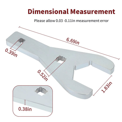 Axle Nut Wrench Tool 46mm for Yamaha Raptor 350 YFM350 R RSE 2004-2013