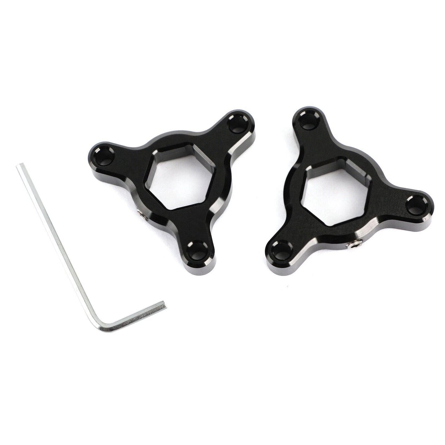 14mm Fork Adjuster Aluminium Black for Kawasaki Ninja ZX6R ZX10R ZZR1400 Z800 (2003-2023)