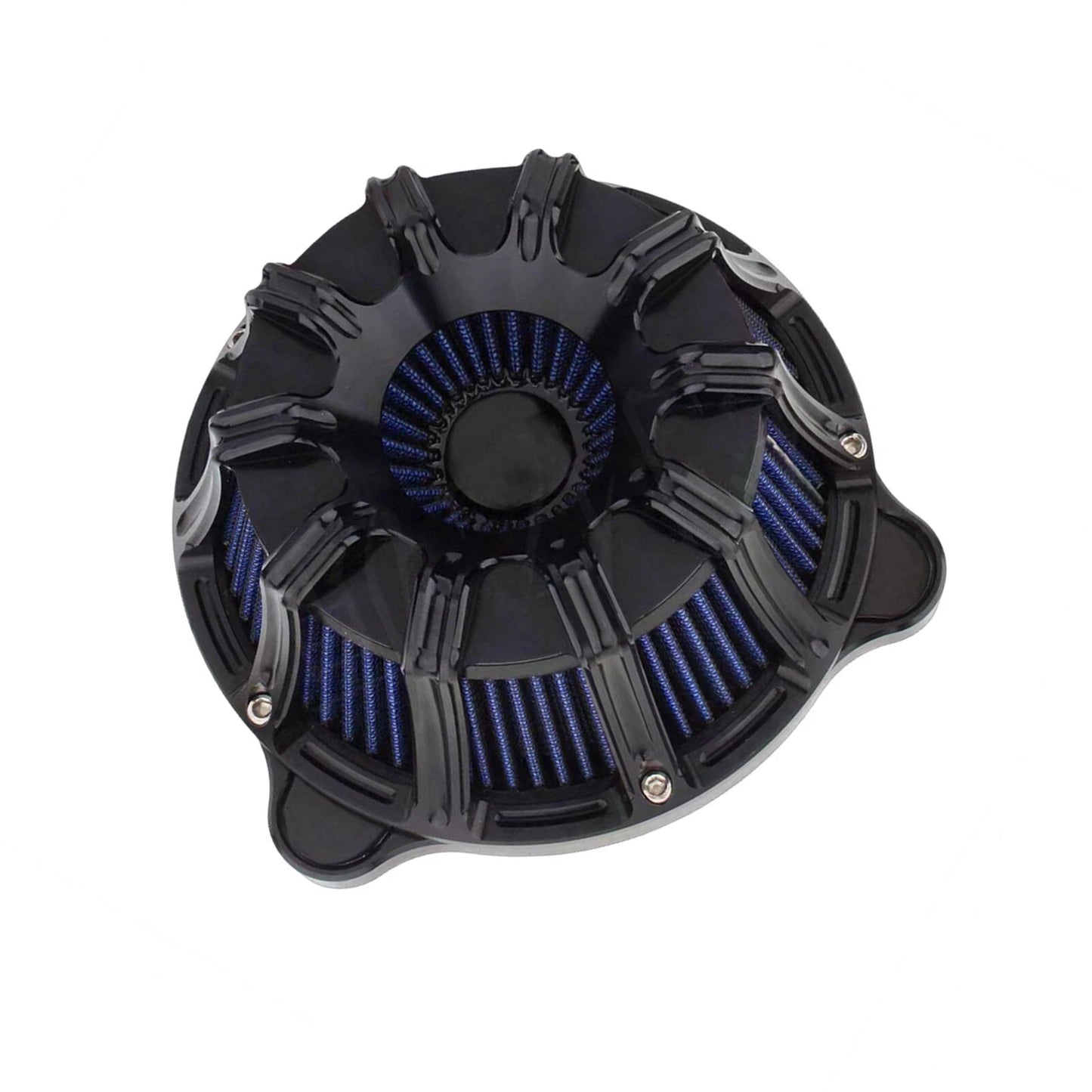 Air Cleaner Intake Filter for Harley Dyna/FXR/Softail (93-17) Black Blue