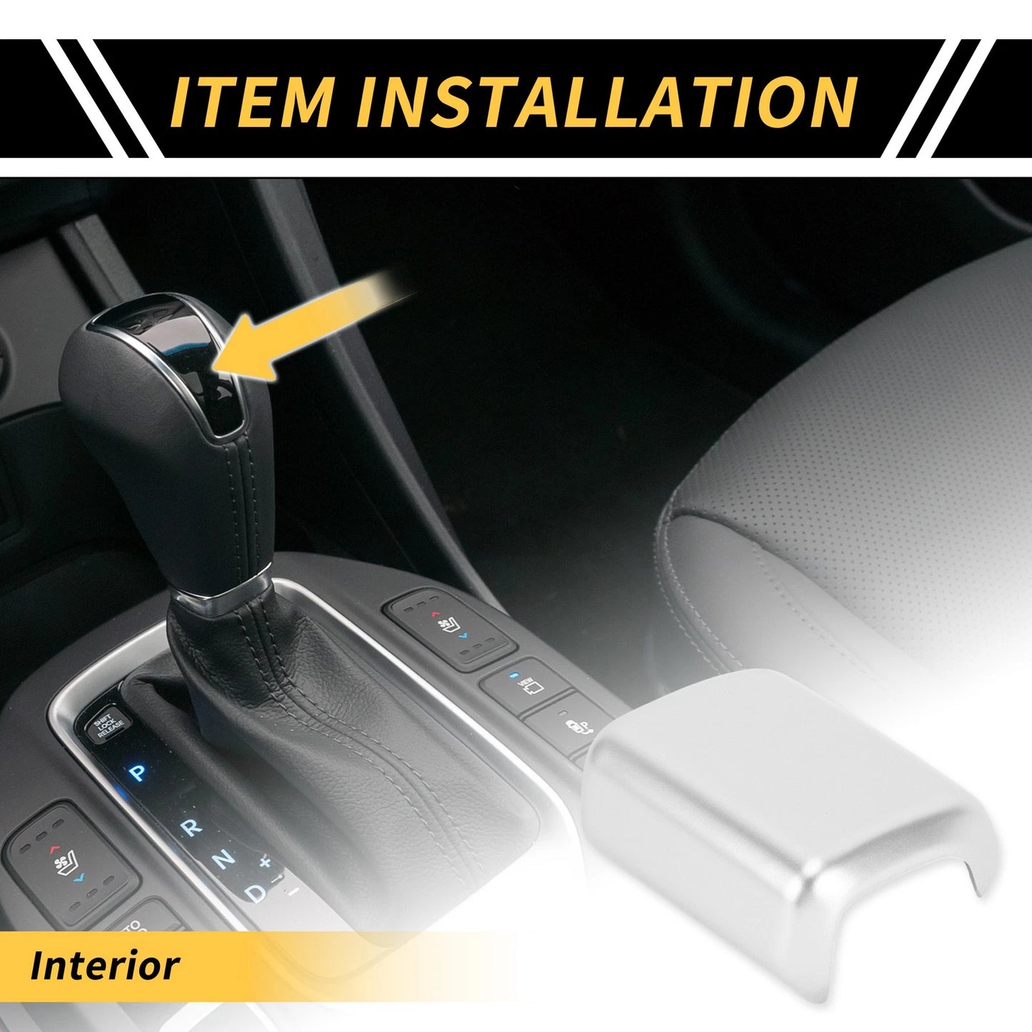 Gear Shift Knob Head Cover Trim for Toyota Tundra (2022-2024)