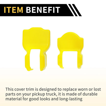 Door Limiting Cover Trim for Jeep Wrangler JL JLU (2018-2024) - Yellow