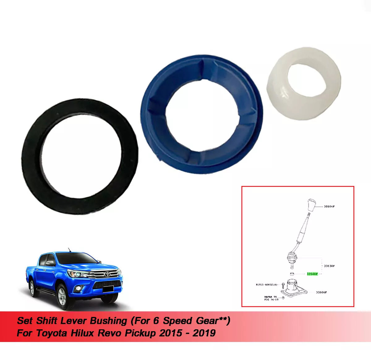 Shift Bushing for Toyota Hilux 1kd(2015-2019)