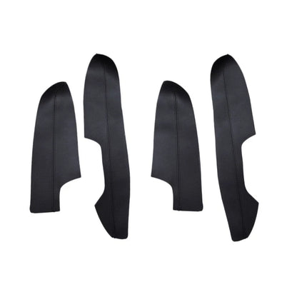 Leather Door Panels Armrest Cover Black for Nissan X-Trail Rogue (2014-2018)