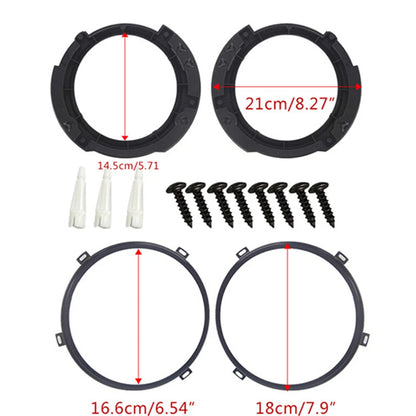 7" Headlight Mount Bracket Ring for Jeep Wrangler JK (2007-2018)