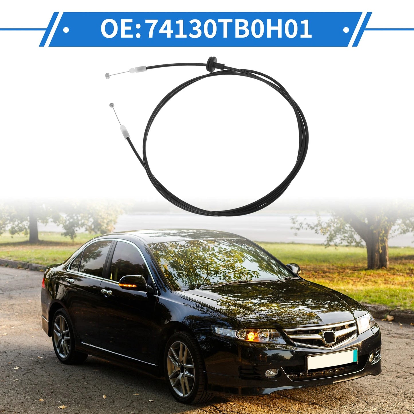 Hood Latch Release Cable for Honda Accord (2008-2013)