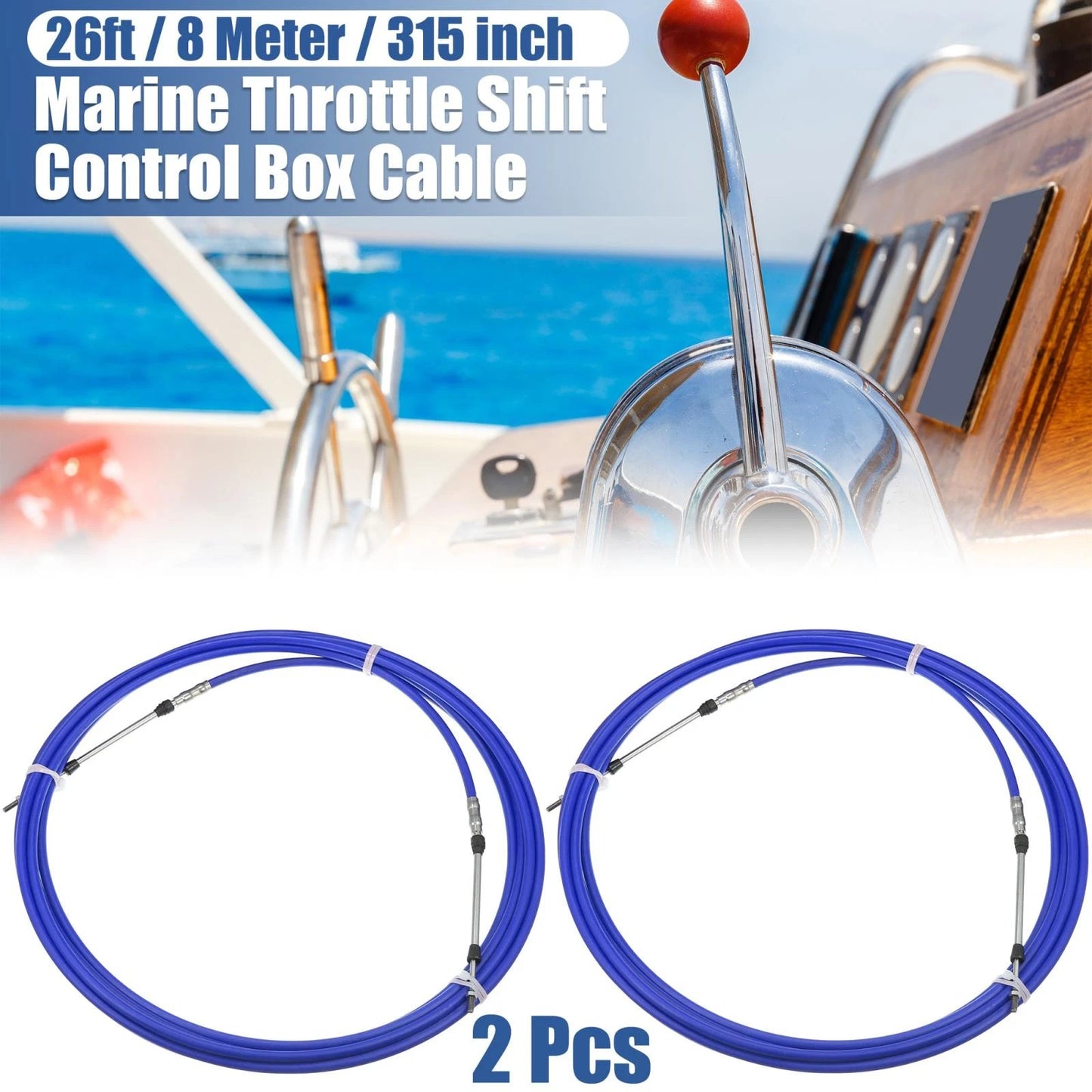 Remote Control Box Cable 2 x 26ft 315 Inch for Yamaha