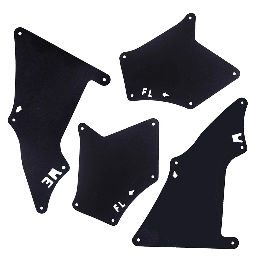 4 x Mud Flap Splash Guards for Toyota Land Cruiser Prado (2003-2019)