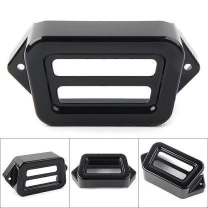 Black Voltage Regulator Cover for Harley Road Glide, Road King (1998-2008)