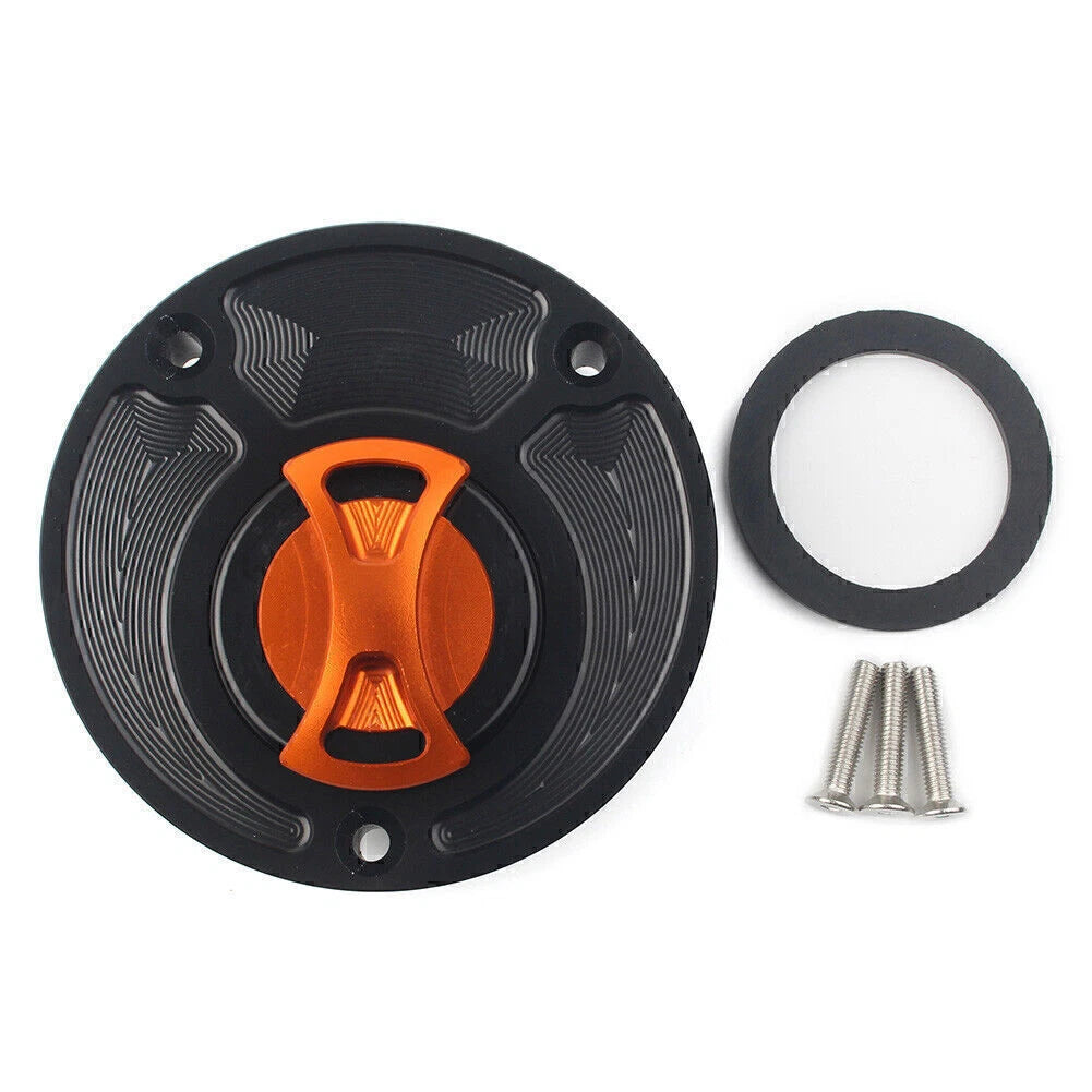Orange Fuel Gas Tank Cap Cover for Yamaha R6 R1 FZ1 FZ6 VMAX MT01 FZ16 YZF R15