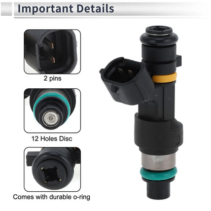 Fuel Injector for Nissan Pathfinder Hybrid 2.5 (2014-2015) 1Pc Black