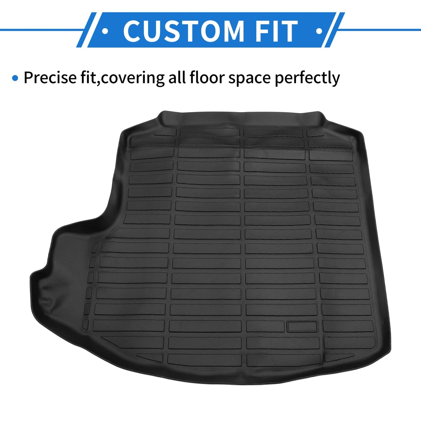 Cargo Liner Rear Trunk Mat for Toyota Crown (2023-2025) Long Stripe Pattern