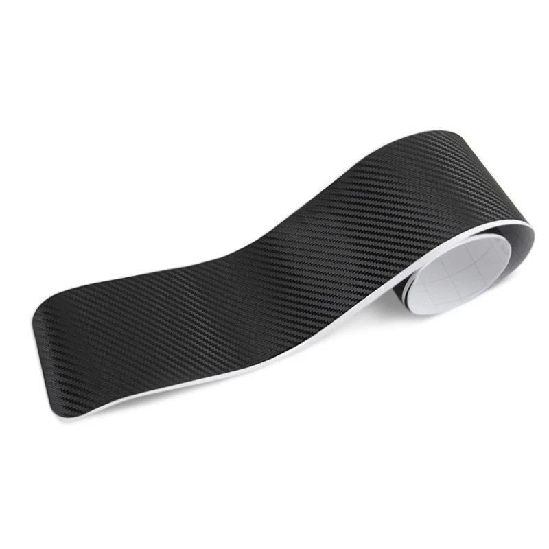 Carbon Fiber Style Rear Bumper Corner Protector Sticker