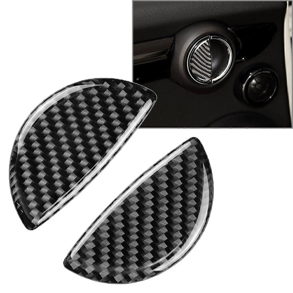 Carbon Fiber Door Handle Cover Trim for BMW Mini Cooper R55 R56 R60 F55 (2003-2018)