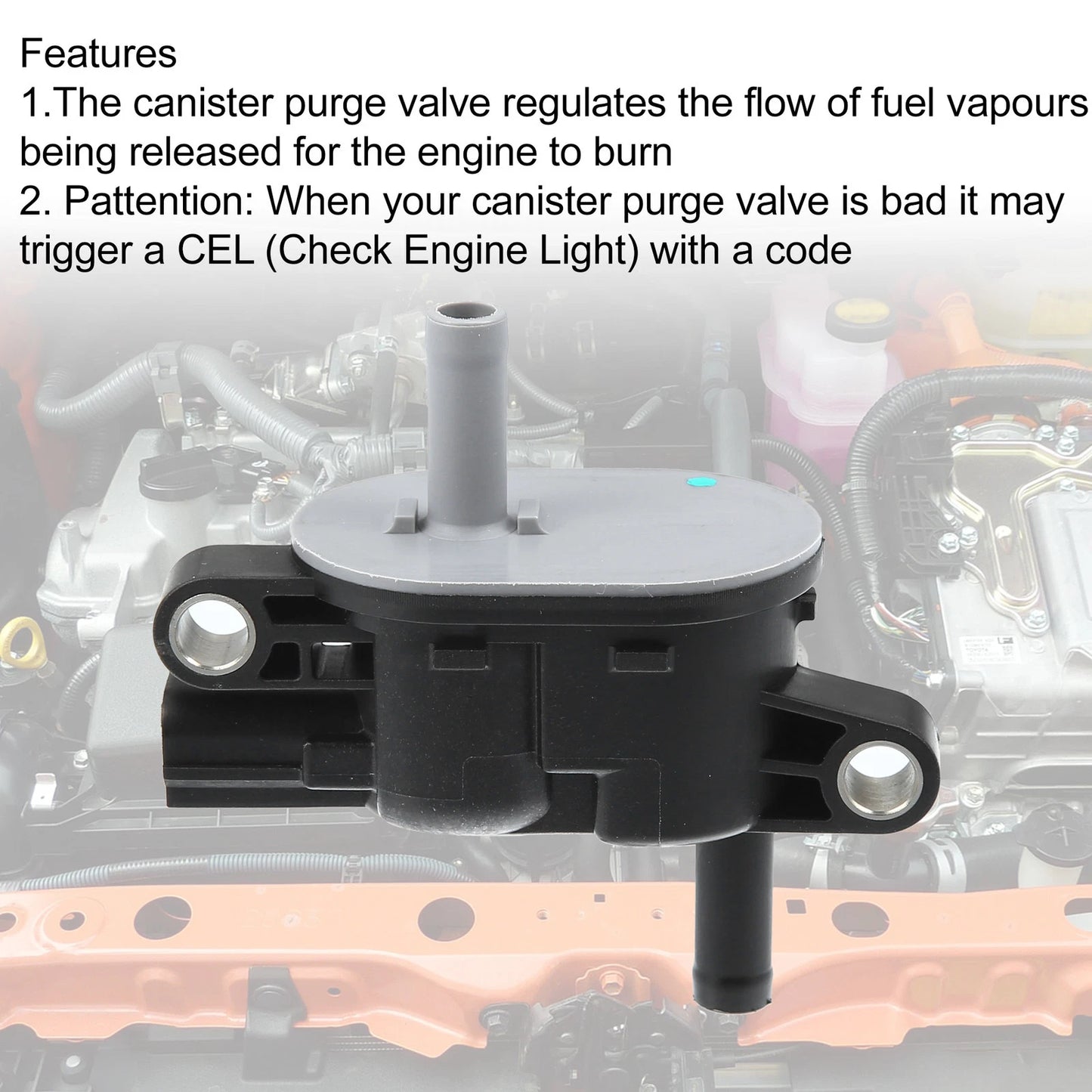Vapor Canister Purge Valve for Honda Civic Accord Crosstour (2006-2015)