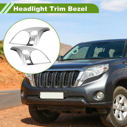 Car Front Left Right Headlight Trim Bezel for Toyota Prado FJ120 (2003-2009)