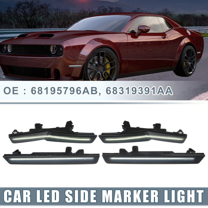 Smoked Lens LED Side Marker Light for Dodge Challenger Widebody (2018-2023)